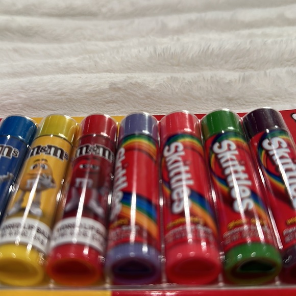 Skittles, M & M’s, Starburst 10 Flavored Lip Balms. - Picture 2 of 5